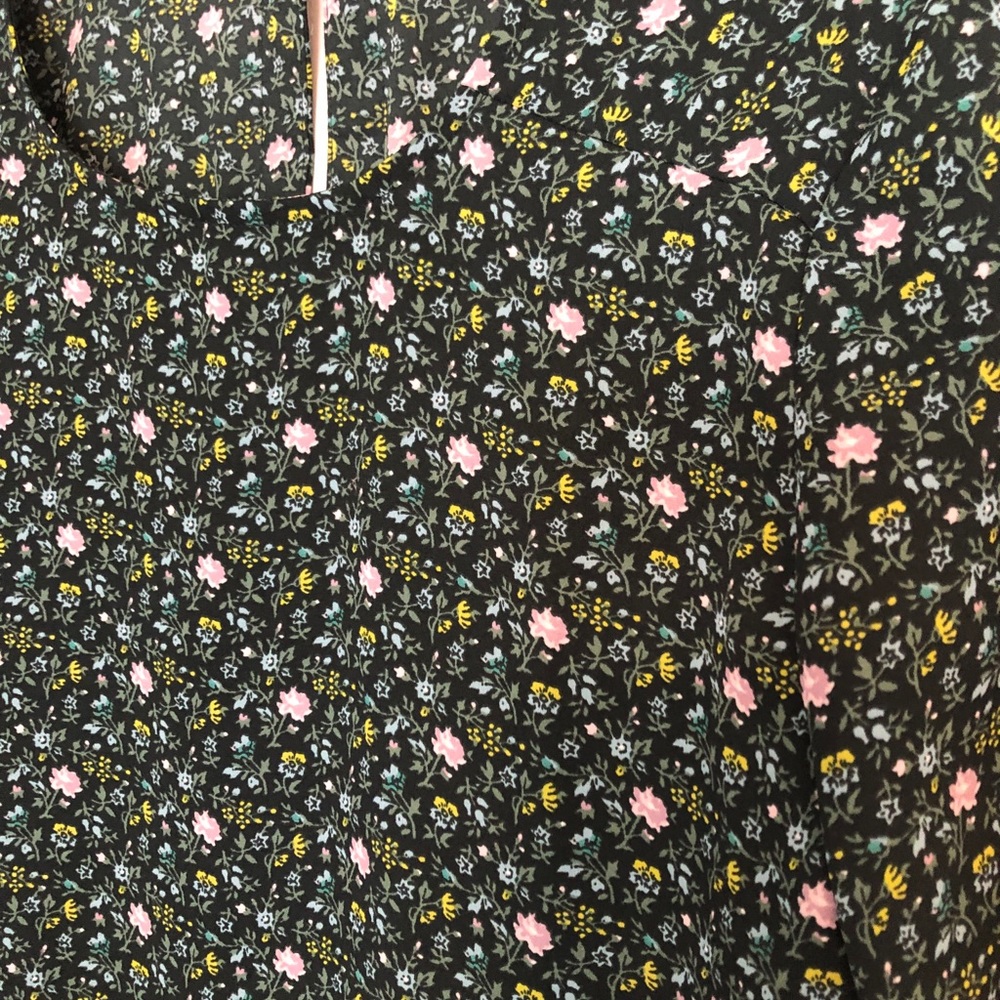 LOFT floral blouse